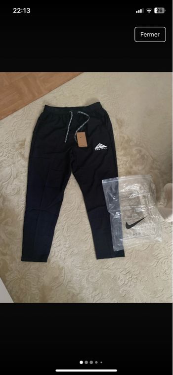 Bas Nike trail noir