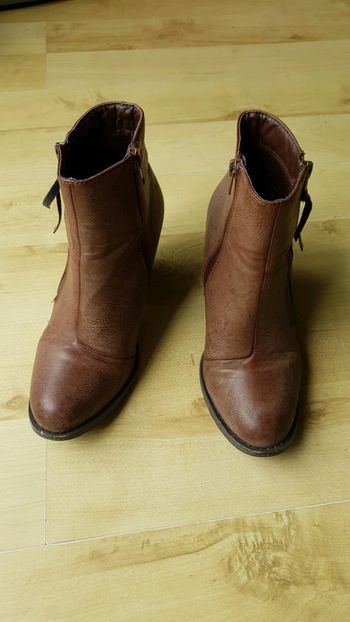Bottines marron