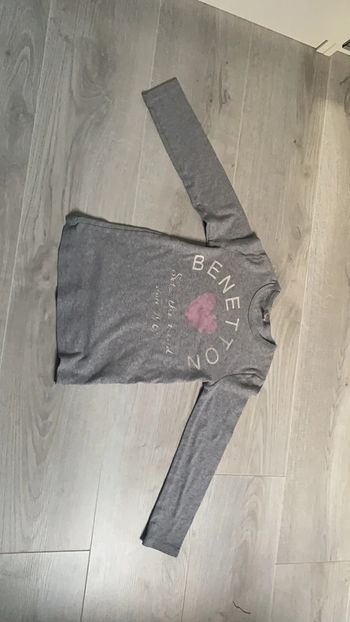 Pull manches longues Fille Benetton 6-7 ans / 120 cms