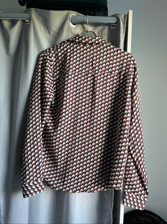 Chemise Shein marron et blanche - Taille M - Neuve jamais portée - photo numéro 2