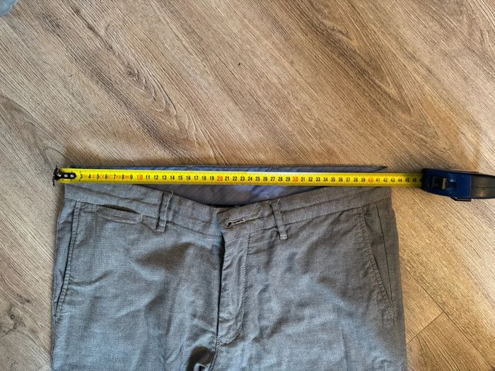 Pantalon Tommy Hilfiger couleur gris chino homme très bon état 34 30 Slim fit - photo numéro 5