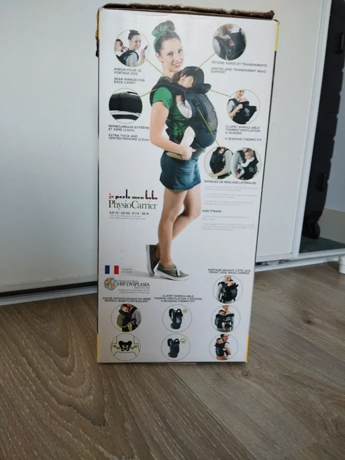 Porte-bébé Physiocarrier + pack extension - photo numéro 3