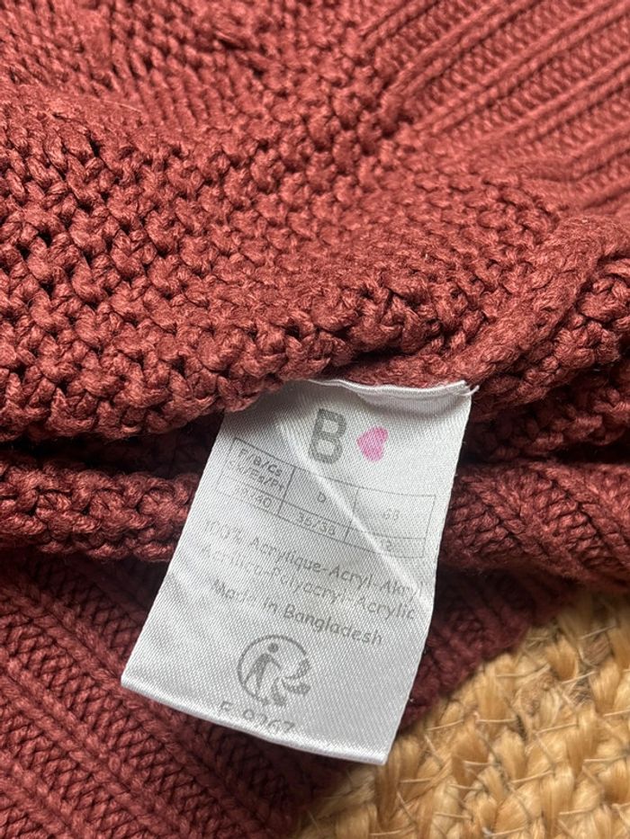 Pull rouge bordeaux - photo numéro 5