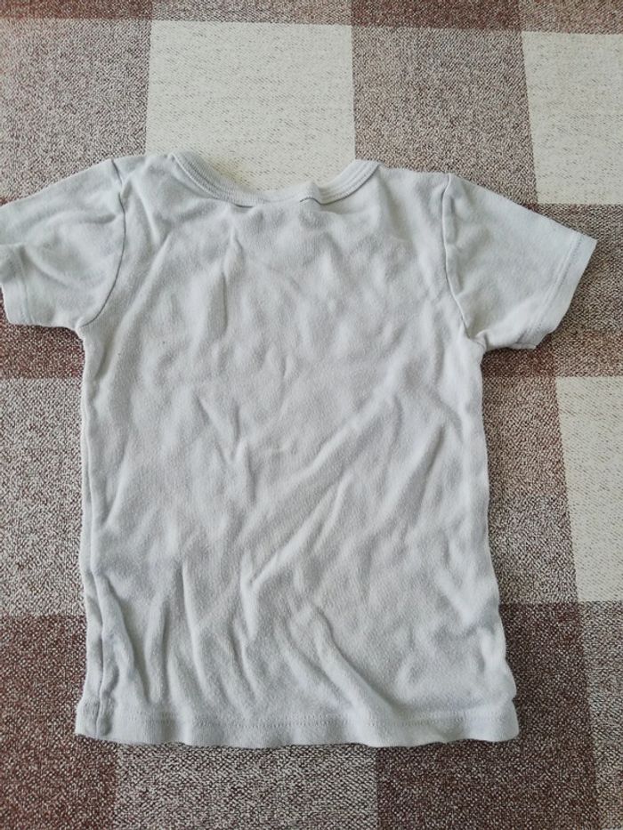 Maillot de corps et maillot de bain blanc/bleu 12 mois - photo numéro 4