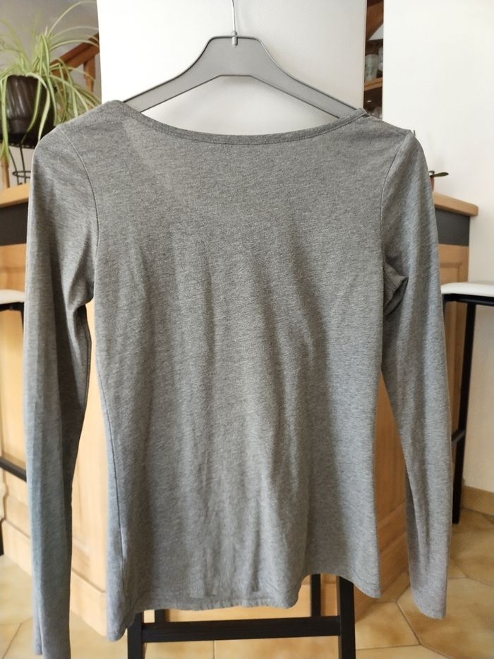 Tee shirt gris femme - photo numéro 2