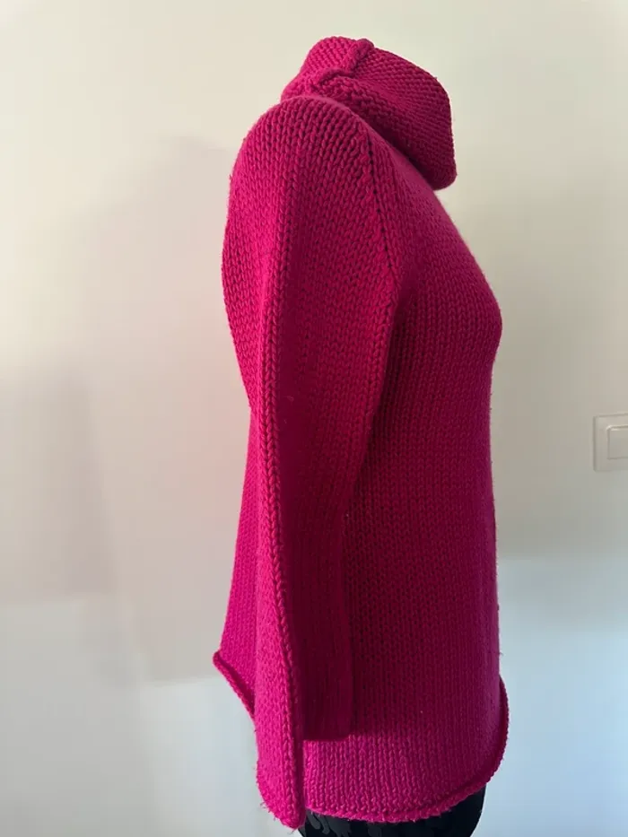 Pull rose fuschia Zara - photo numéro 4