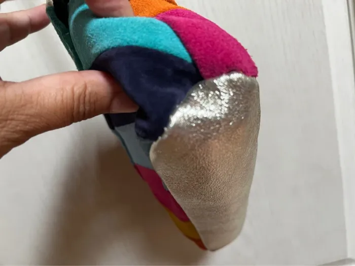 Sac à main Rainbow en cuir 20 × 15 × 3 cm - photo numéro 9