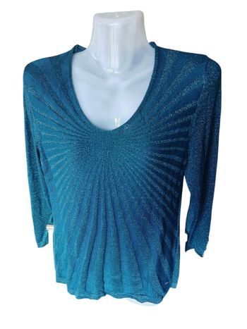 Magnifique Pull Fin Brillant Christine Laure - Comme Neuf
