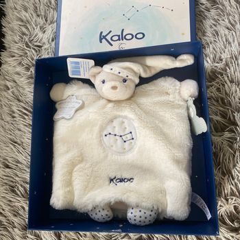 Doudou ours plat kaloo petite étoile neuf etiquetté