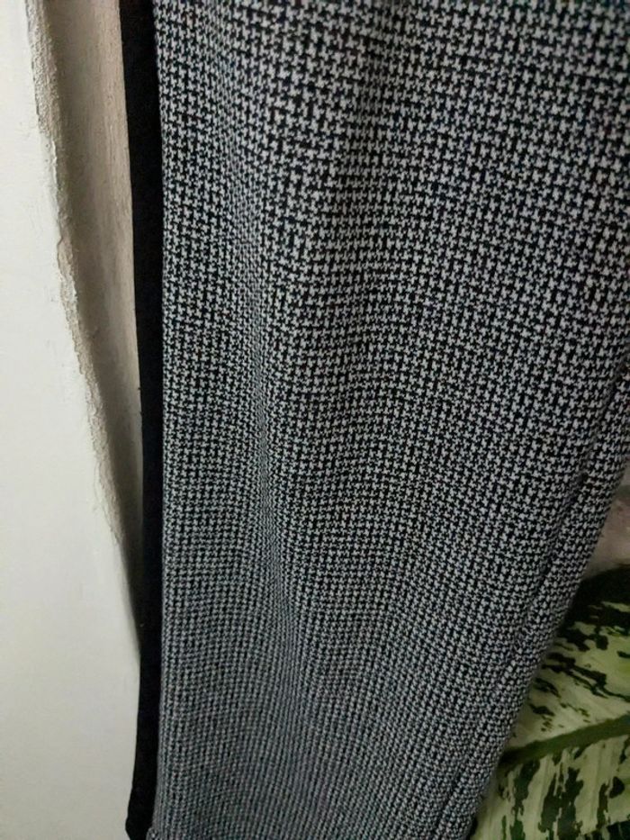 Pantalon bleu bonheur noir pied de poule noir/gris 46/48 - photo numéro 4