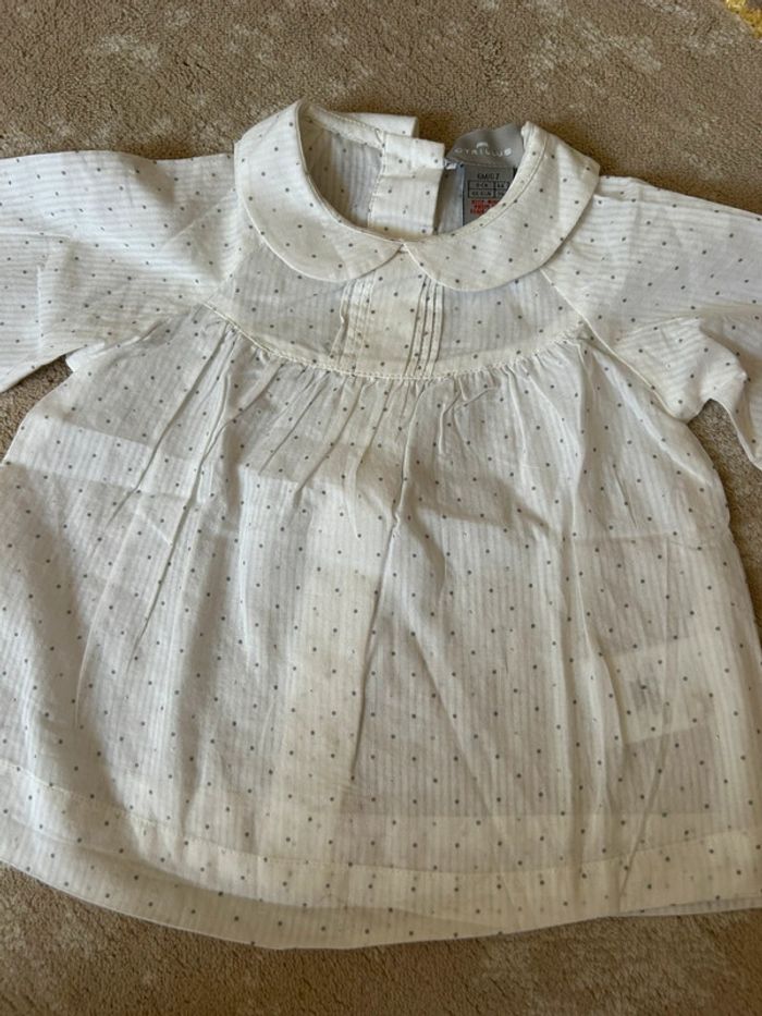 Blouse Cyrillus taille 6 mois - photo numéro 2