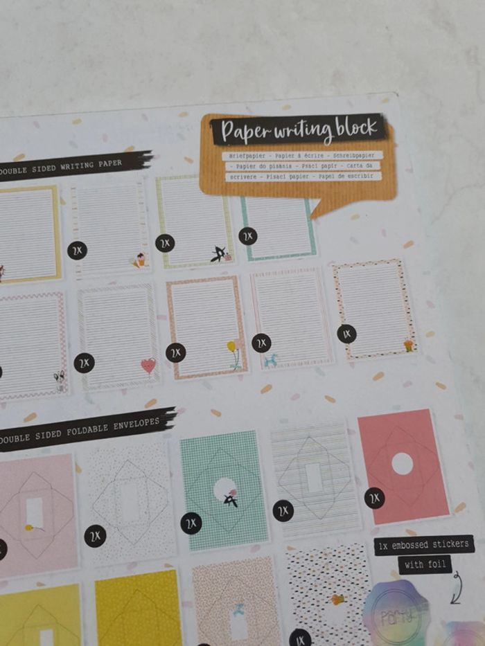 Paper writing block scrapbooking Neuf SD - photo numéro 4