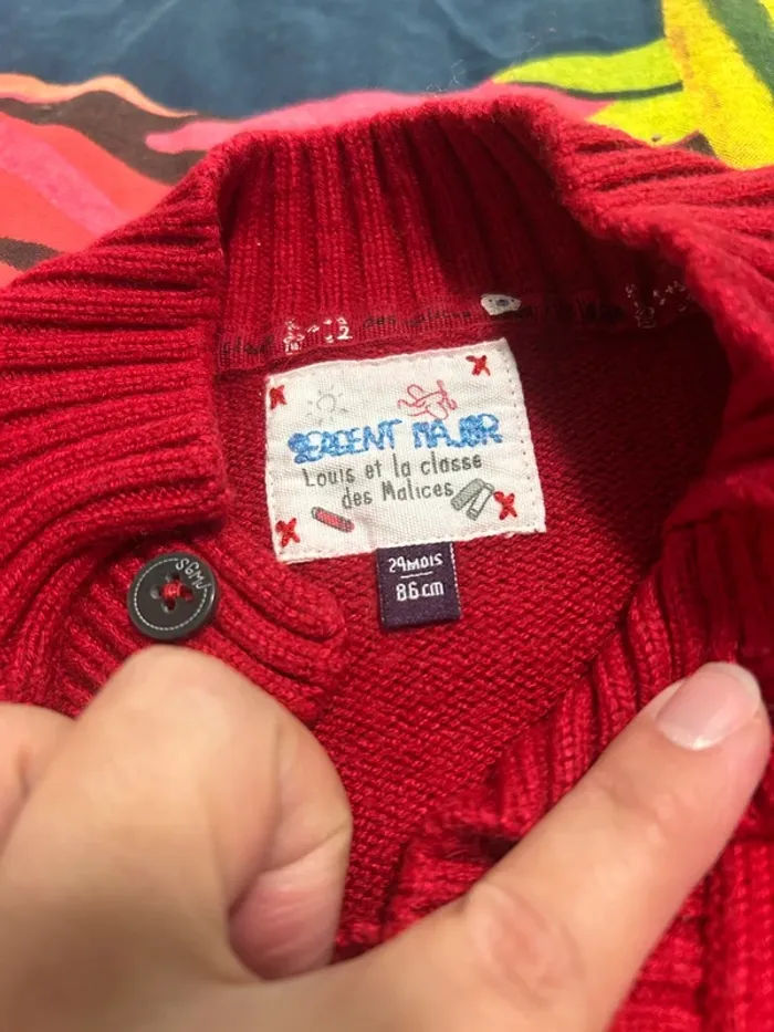 Gilet rouge - photo numéro 2
