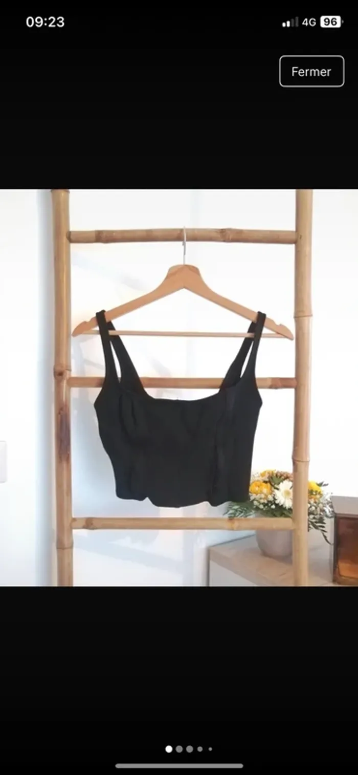 Top noir Zara - photo numéro 2