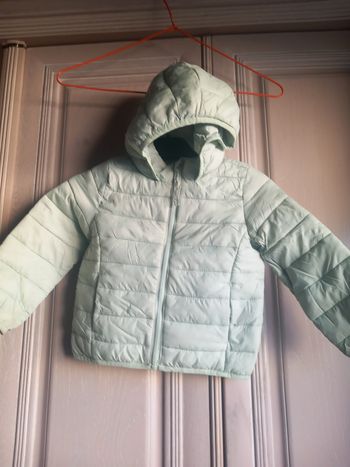 Doudoune vert clair 3 ans Tissaia