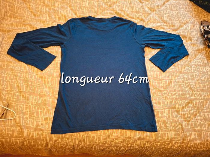 tee-shirt bleu 16 ans - photo numéro 2