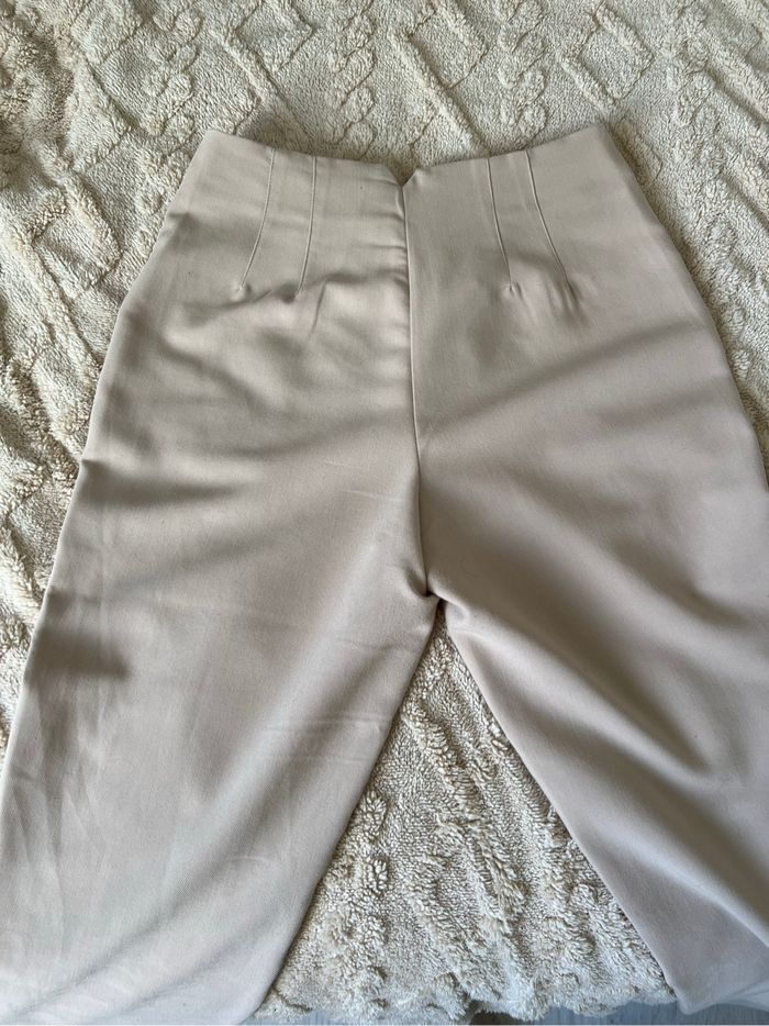 Pantalon femme beige 40