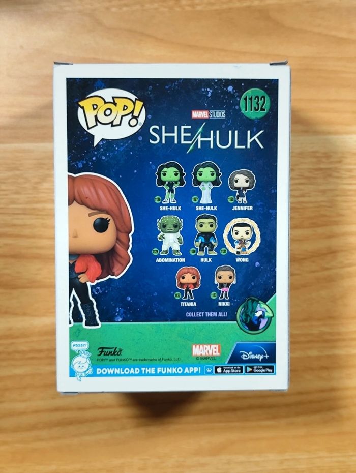 Lot 2 Funko Pop! She-Hulk #1126 + Titania #1132 (She Hulk) - photo numéro 8