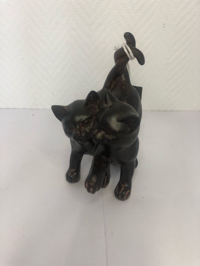 Statuette couple chatons - photo numéro 2
