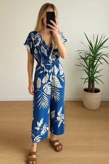 Combinaison imprimé tropical Mango – Taille XS