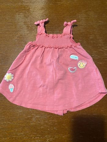 Robe débardeur rose