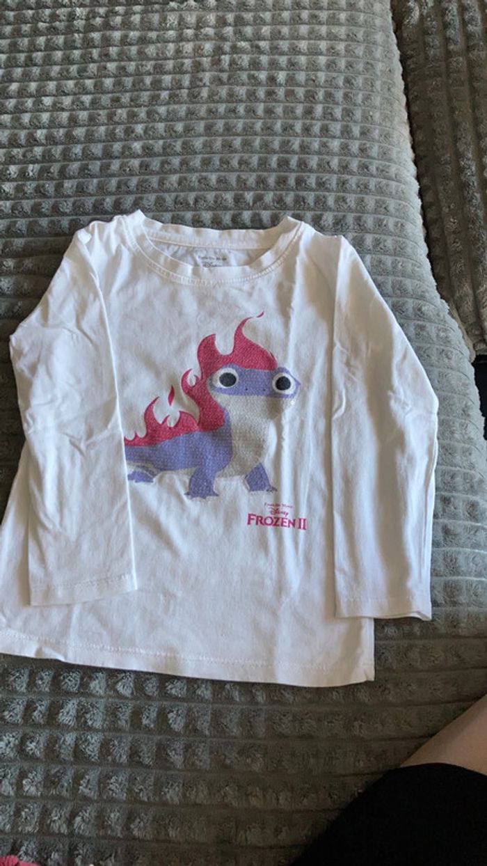 T-shirt manches longues fille Reine des neiges
