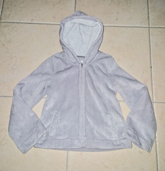 Veste douce de pyjama grise Etam S excellent état