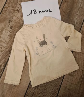T-shirt manches longues bébé fille
