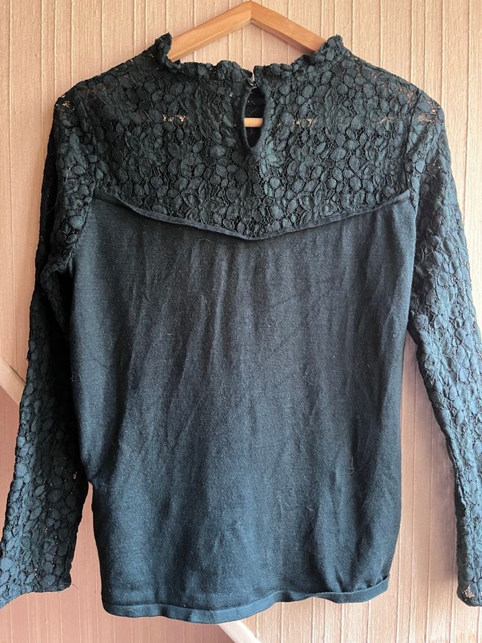 Top manches longues dentelles taille 38 - photo numéro 9