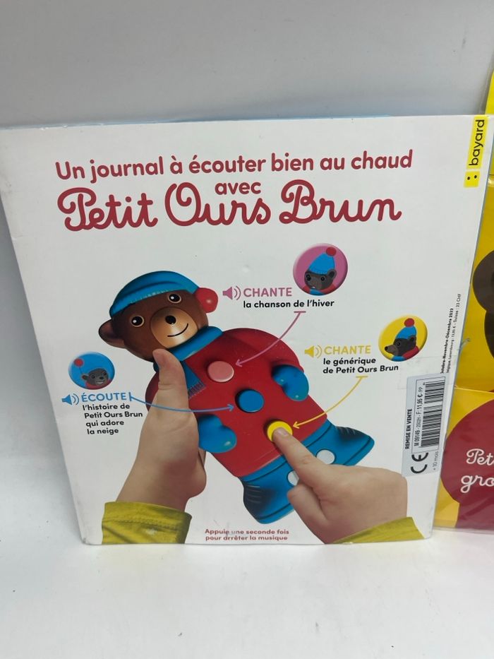 Lot de 2 coffrets les grandes histoires de Petit Ours brun sonore et sa peluche Neuf - photo numéro 2