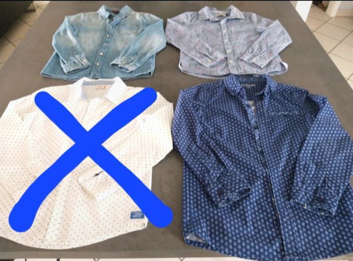 Chemises (Lot de 4 ) Neuf - photo numéro 4