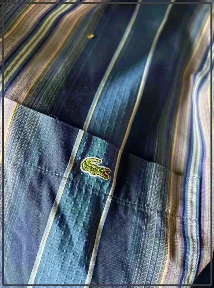 Chemise  lacoste vintage  taille 42 - photo numéro 5