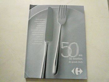 Livre « 50 recettes de grands chefs » neuf