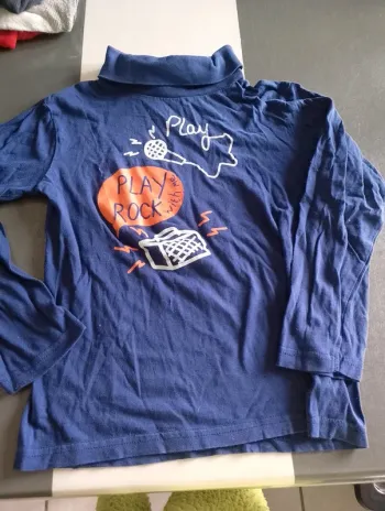 T-shirt manche longue col roulé 10
