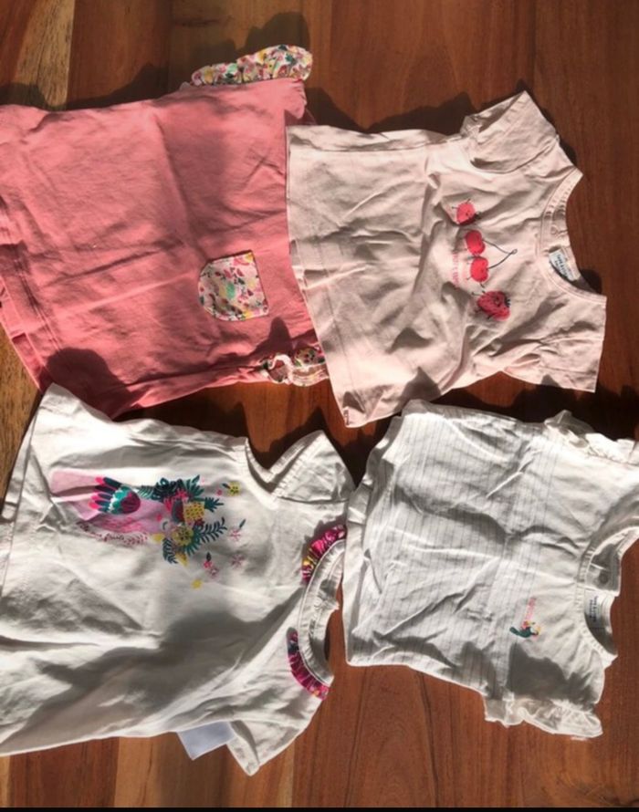 Lot tee shirt 3 mois