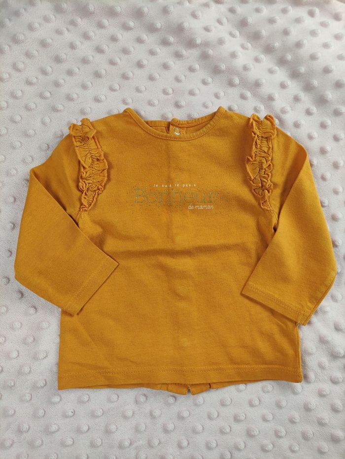 Lot de 3 sweatshirts manches longues Kiabi taille 6 mois - photo numéro 2