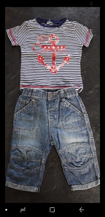 Ensemble tenue "marin" garçon