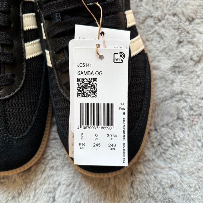 Adidas Samba OG Noir Crème Blanc Magic Beige - photo numéro 9