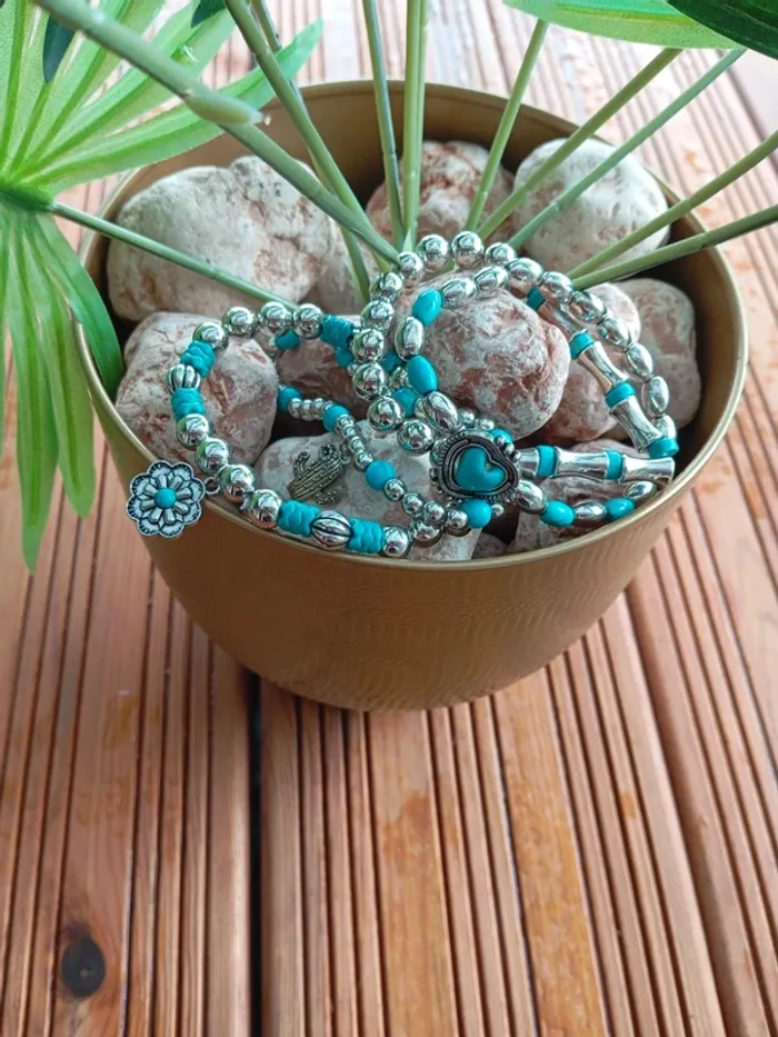 4 bracelets bohèmes - photo numéro 6