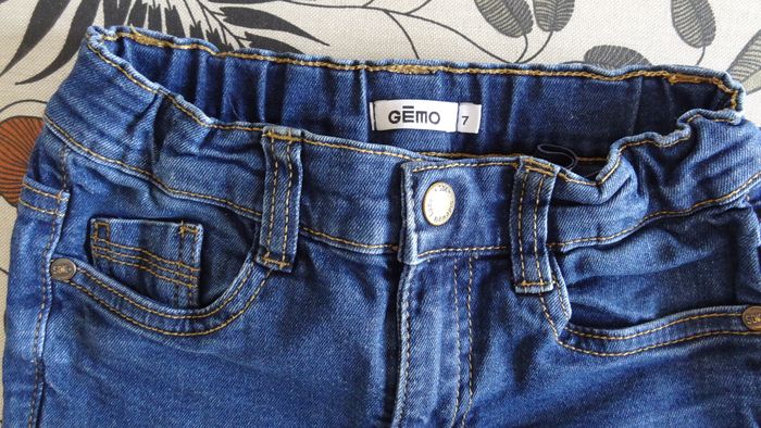 Lot 2 jeans slim garçon Gémo 7 ans - photo numéro 2