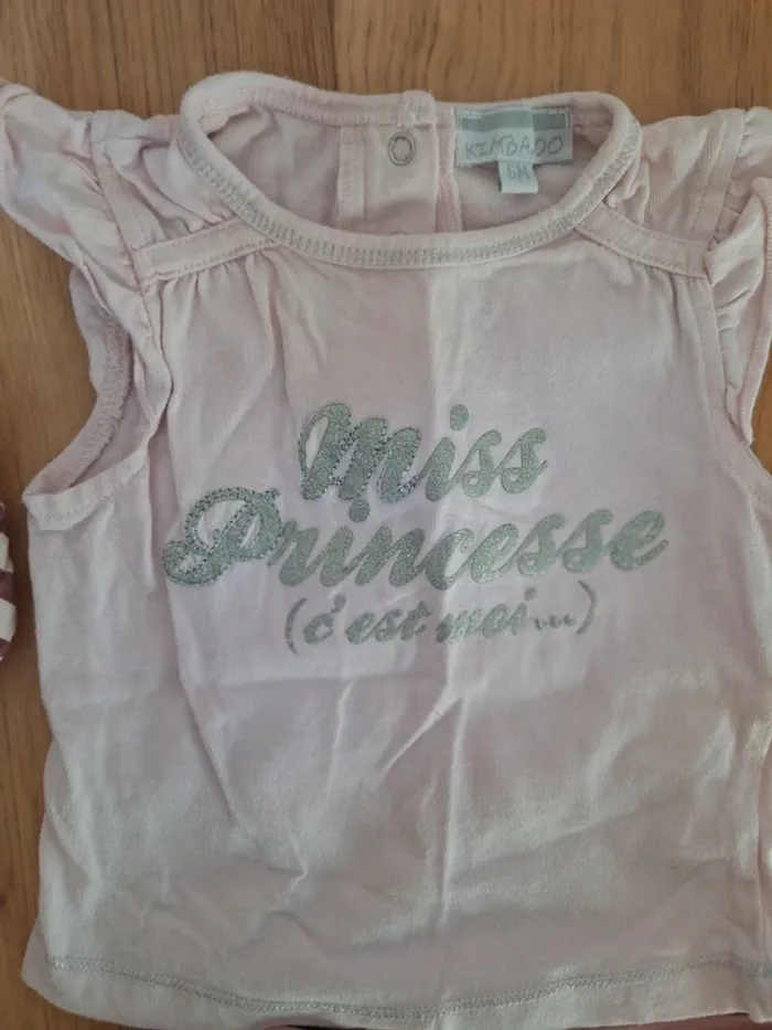 Lot de 2 ensembles fille 6mois - photo numéro 5