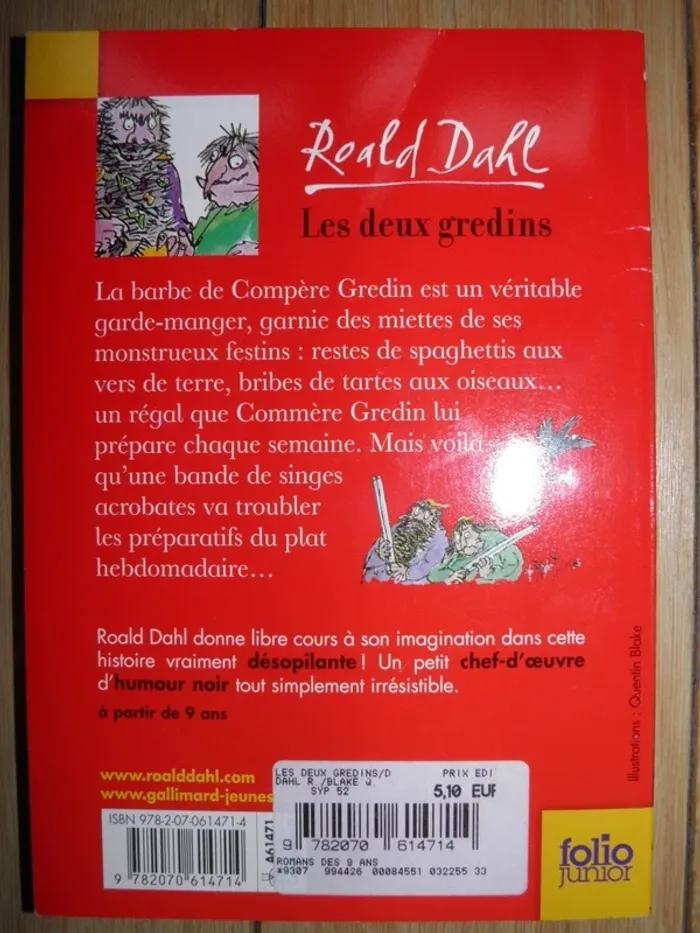 Les deux gredins (Roald Dahl) quasi NEUF - photo numéro 2
