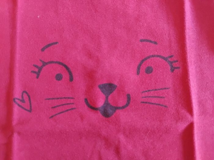 Très joli tee shirt manches longues fushia fille 3 ans - photo numéro 5
