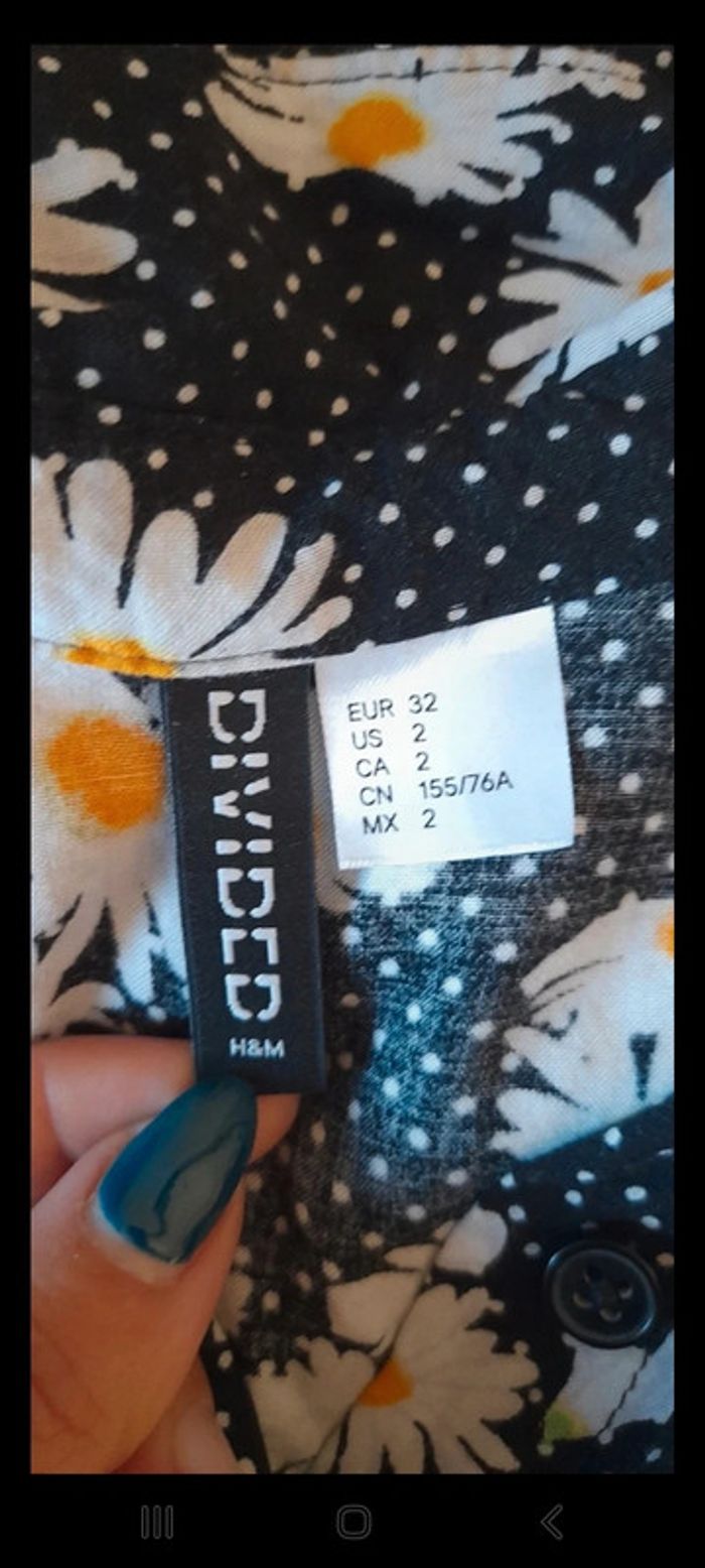 Robe fleuri ouverte au dos H&M - photo numéro 11