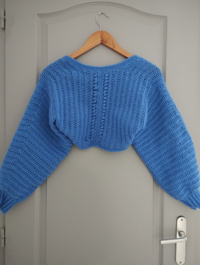 Boléro au crochet - photo numéro 2