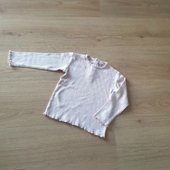 🩷 Tee-shirt ML mailles côtelé 24 mois Kiabi #emyfleury_24moisfille