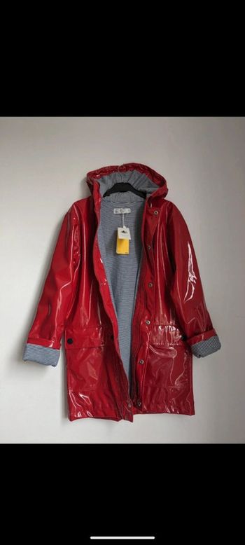 Ciré rouge vernis XXS intérieur milleraies