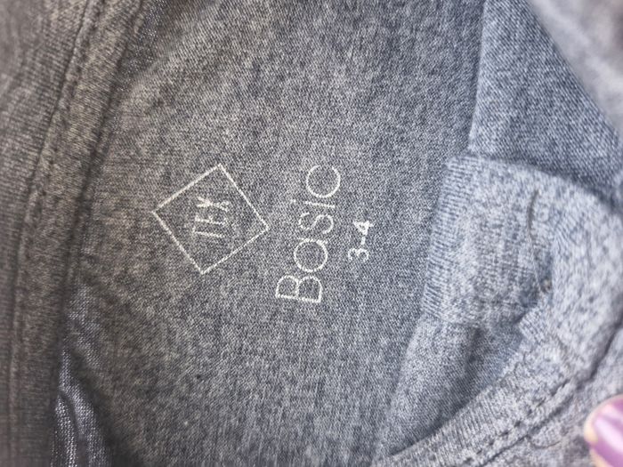 Polo manches courtes 3/4 ans Tex Gris - photo numéro 4