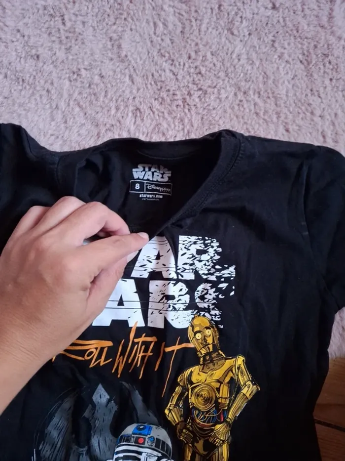 Tshirt star wars taille 8 ans - photo numéro 3