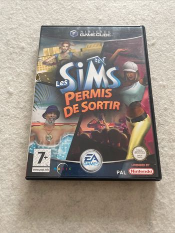 Les sims permis de sortir Jeu Nintendo Gamecube FR